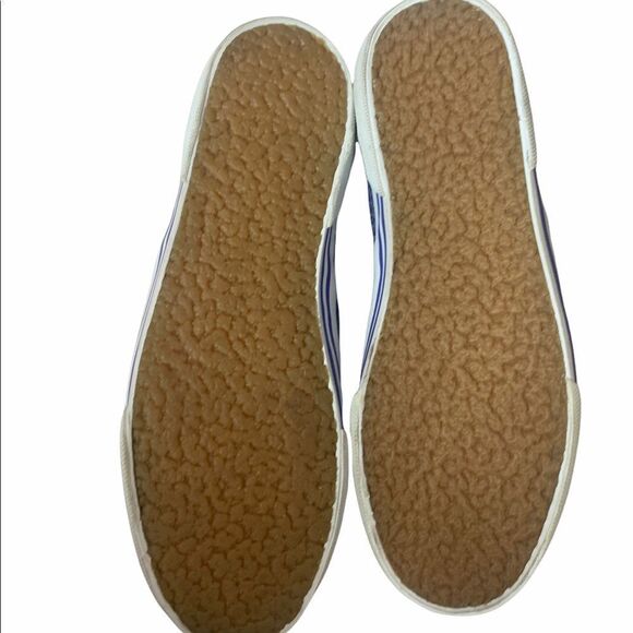 Coach Blue Sequin Slip On Sneakers Mob Wife  Sz 6.5 - Picture 3 of 4